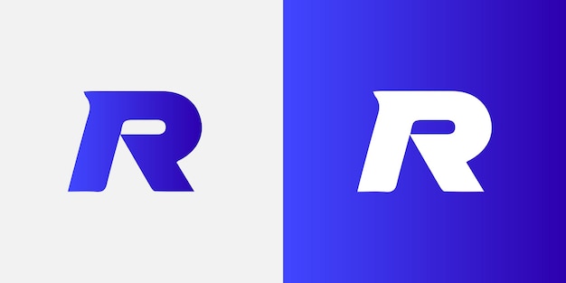 O logotipo r pode ser usado para o logotipo do sinal de ícone
