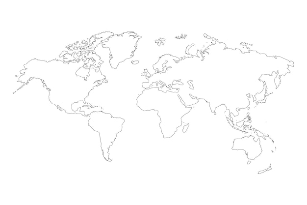 Vetores de Portugal Mapa Contorno Gráfico Desenho À Mão Livre Sobre Fundo  Branco Ilustração Em Vetor e mais imagens de América do Sul - iStock