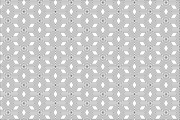 O padrão geométrico com linhas Fundo sem costura Textura branca e cinza Padrão gráfico moderno