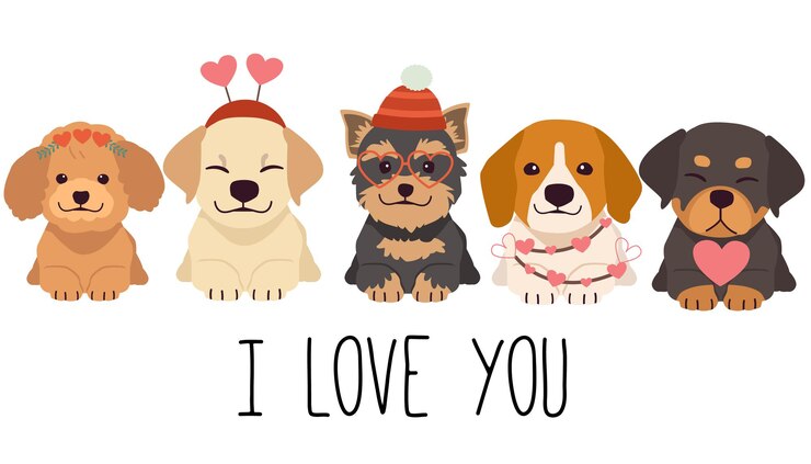Vetor o personagem de um cachorro fofo usa uma fantasia de natal