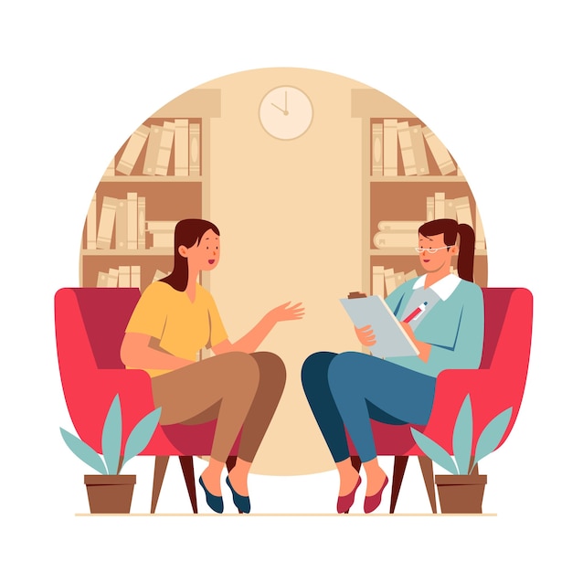 O psicólogo comunica-se com o cliente