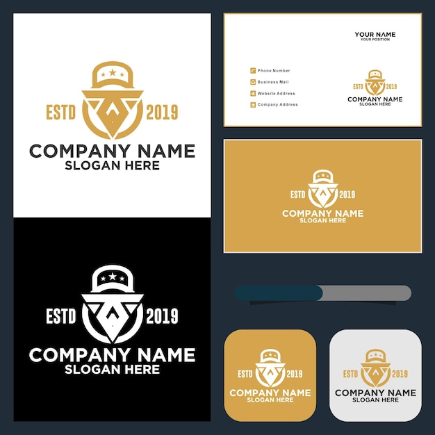 O símbolo PAP com barra um logotipo de triângulo simples e moderno