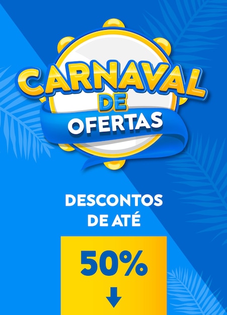 Vetor oferece vetor premium carnaval brasil