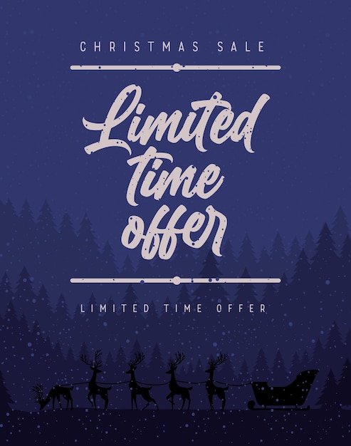 Oferta de natal por tempo limitado