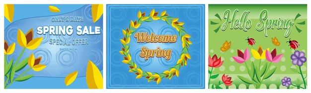 Oferta de Primavera Tulipas e Flores de Verão Estética contemporânea imprimível padrão sem costura