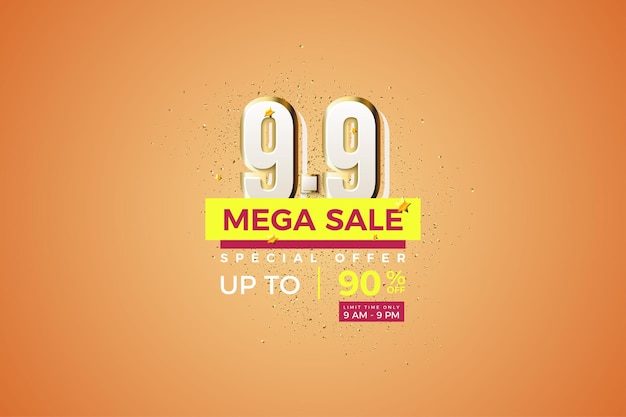 Oferta especial com fundo de desconto