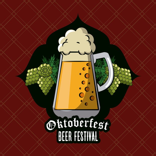 Oktober fest card