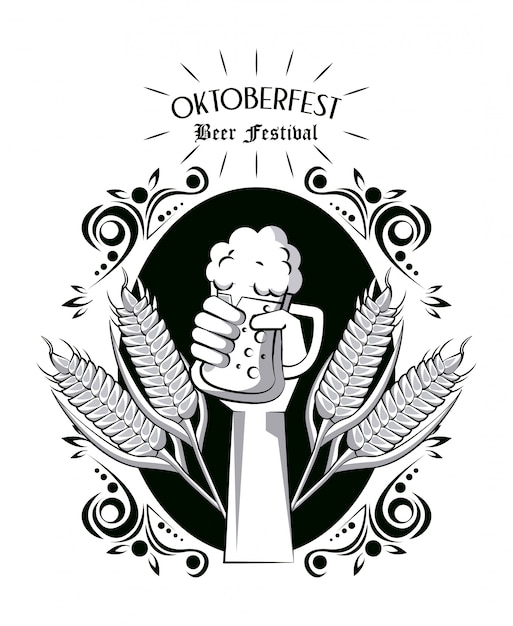 Oktober fest card