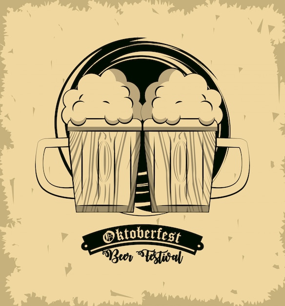 Oktober fest card