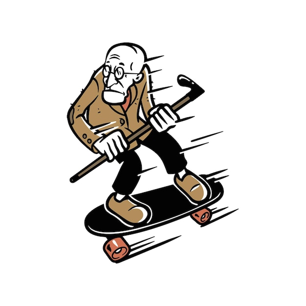 Old man skate