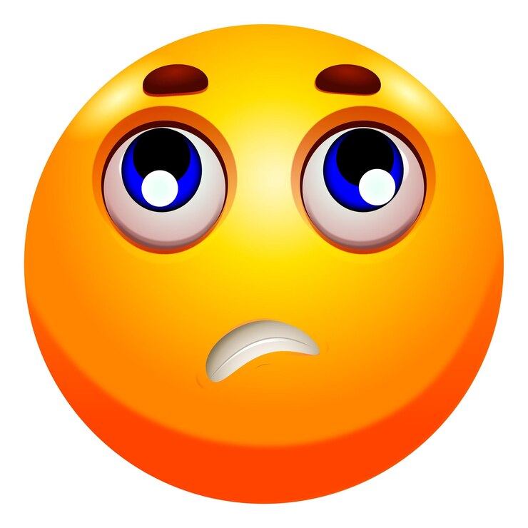 Vetor olhando para o emoji