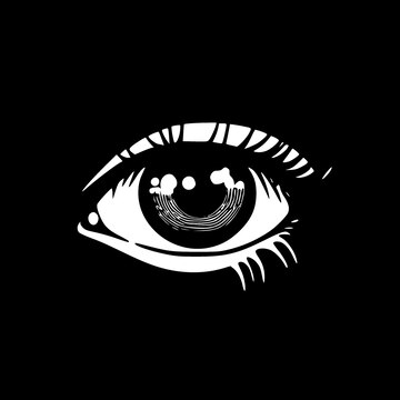 Design PNG E SVG De ícone De Olhos Piscando Para Camisetas