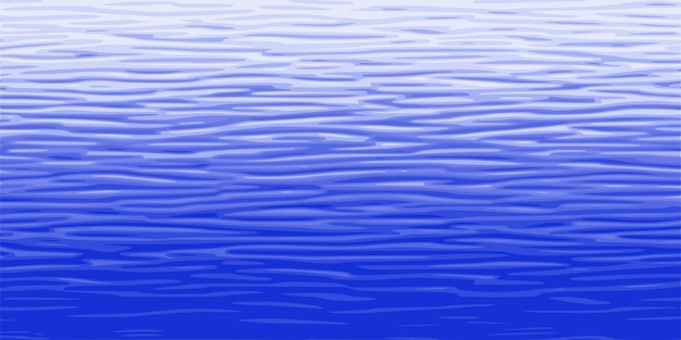 Ondulações e ondas de água fundo do vetor da superfície do mar