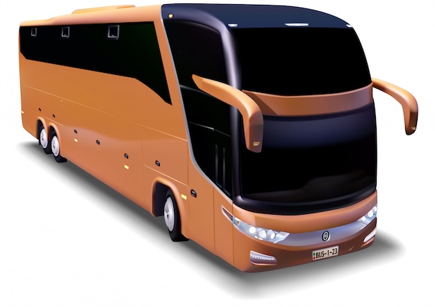 Vetor Ônibus de turismo de longa distância