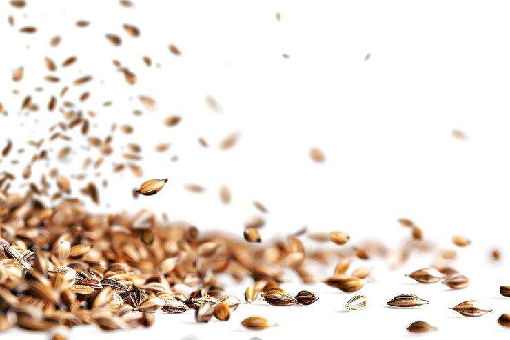 Vetor orelhas de arroz isoladas em fundo branco