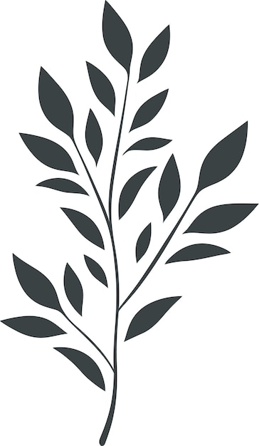 Organic harmony natural leaf vector narrativesfuturistic foliage techno infused leaf vector