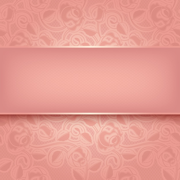 Ornamental rosa de fundo