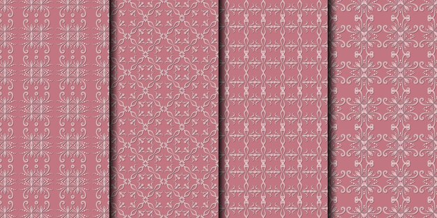 Ornamental seamless pattern background