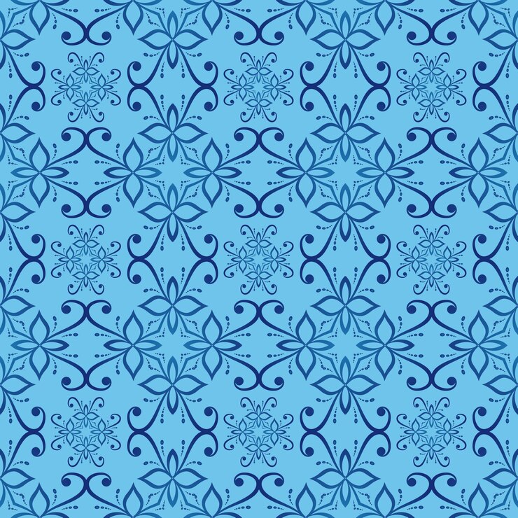 Ornamento decorativo sem costura de fundo