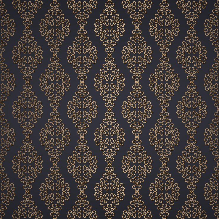 Ornamento decorativo sem costura de fundo