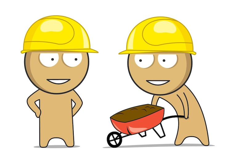 Vetor os construtores estão de pé