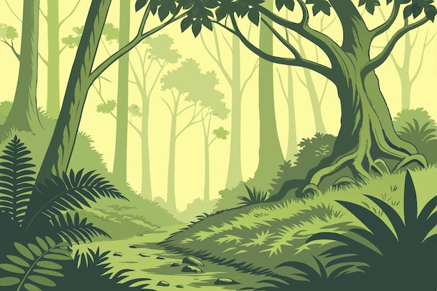 Os impressionantes cenários naturais das florestas tropicais
