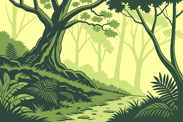 Os impressionantes cenários naturais das florestas tropicais