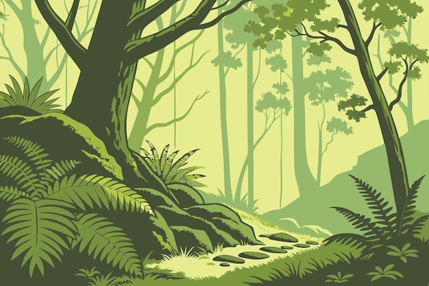 Os impressionantes cenários naturais das florestas tropicais
