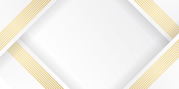 Vetor ouro simples moderno e branco geométrico abstrato