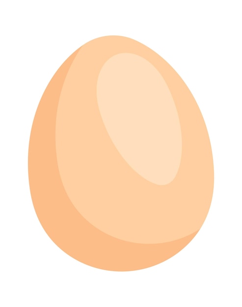 Ovo de galinha com ilustração de sombra