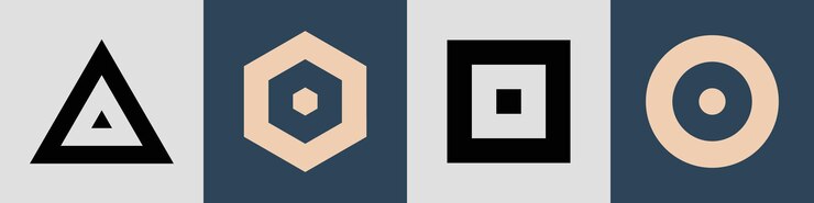 Vetor pacote criativo de designs de logotipo simples com letras iniciais o