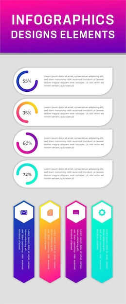 Vetor pacote de infográficos 2