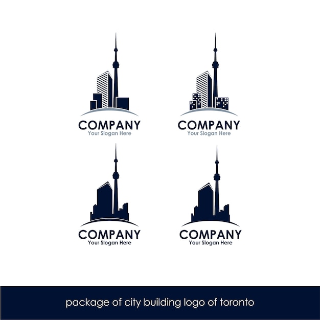pacote de logotipo da cidade de Toronto