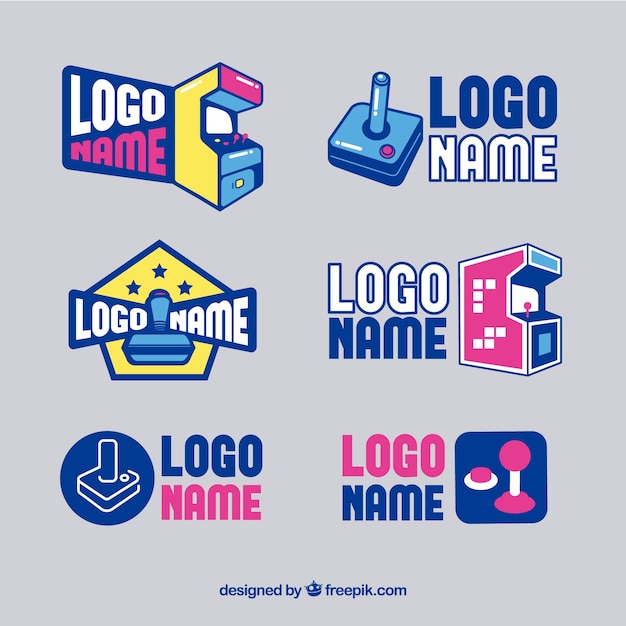 Pacote de logotipos de videogames