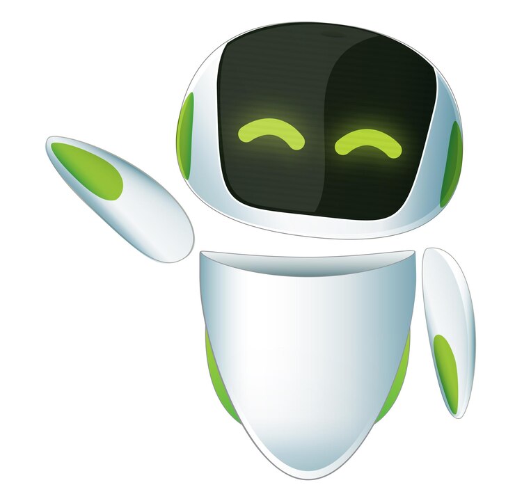 Vetor pacote de robô mascote