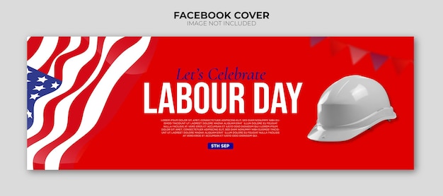 Vetor pacote vetorial de banners de mídia social do dia do trabalho com design minimalista