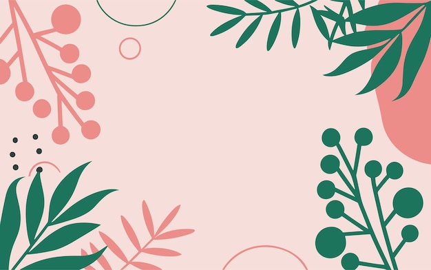 Padrão abstrato de fundo floral