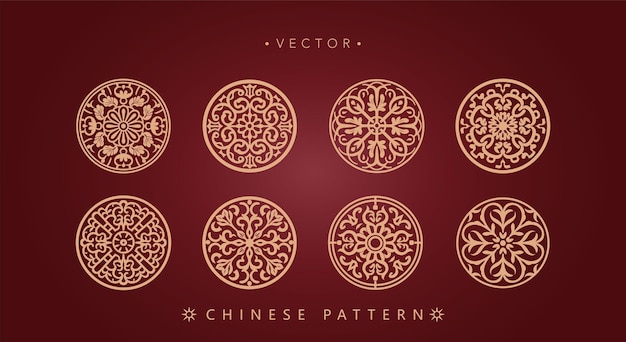 Padrão circular do Ano Novo Lunar Chinês
