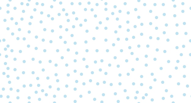 Padrão de bolinhas sem costura vetor repetindo textura bolinhas com fundo pastel de cor padrão de bolinhas azuis textura de embrulho de polca azul ilustração vetorial