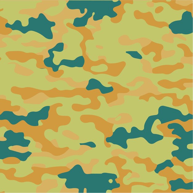 Padrão de camuflagem de fundo Ilustração vetorial sem costura Camo de mascaramento de estilo de roupa clássico
