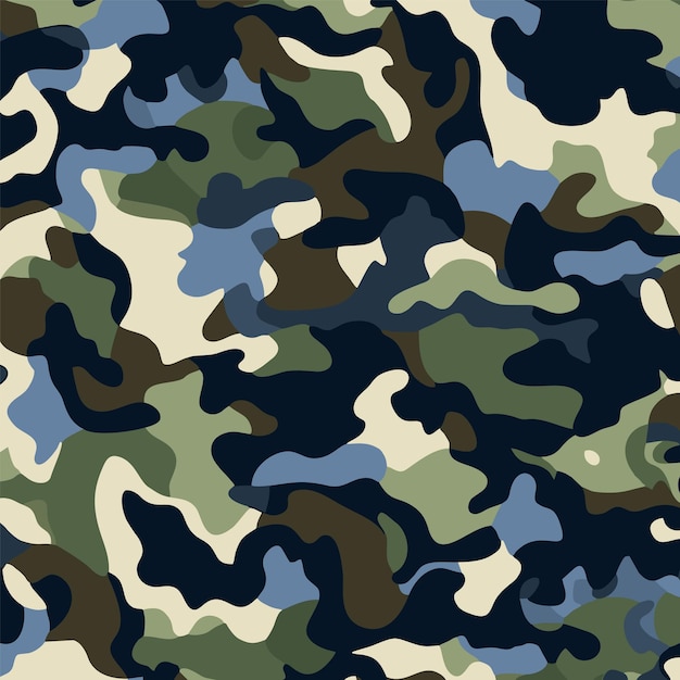 padrão de camuflagem vetorial de fundo para exército e militares