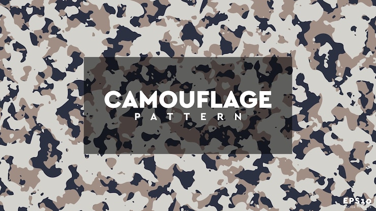 Vetor padrão de camuflagem
