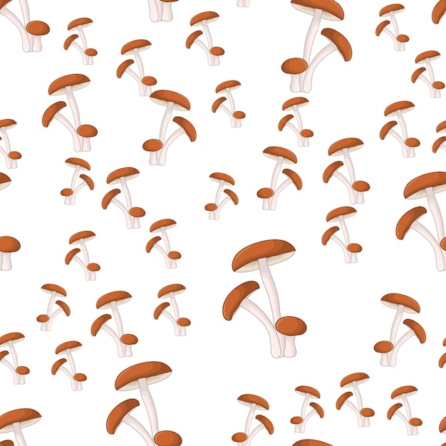 Padrão de ceps em um fundo branco