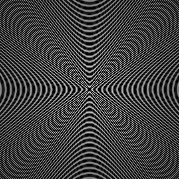 Padrão de círculos radiais concêntricos radiando linhas de vórtice espiral circular