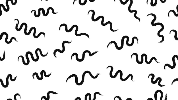 Padrão de doodle abstrato sem costura para crianças