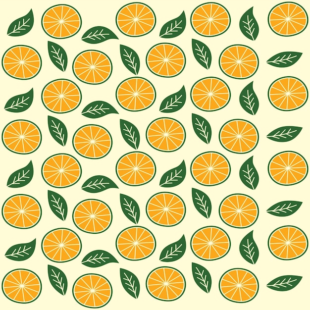 Padrão de fruta laranja