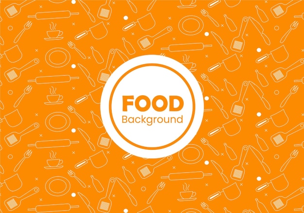 Padrão de fundo alimentar