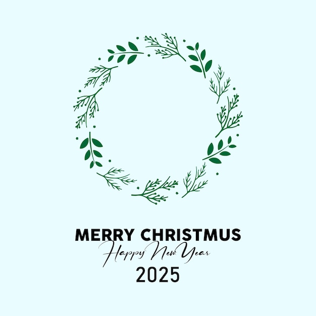 Padrão de fundo de Natal Desenho plano