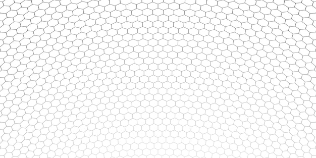 Padrão de fundo do hexágono do favo de mel. textura isolada de vetor. penteie o design de textura perfeita. textura de célula hexagonal do vetor. eps 10