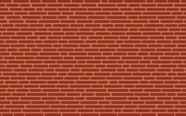 Padrão de fundo, o fundo de parede de tijolo vermelho horizontal ou textura.